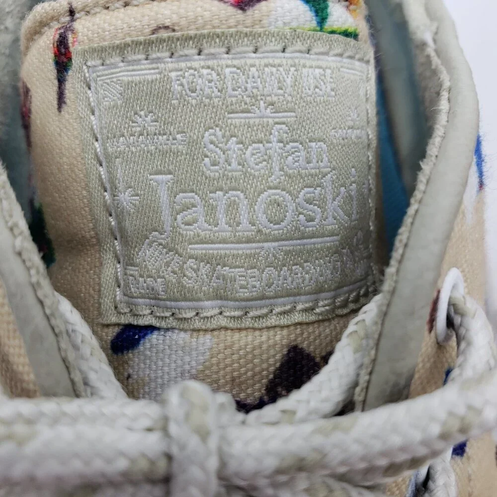 Nike Stefan Janoski Zoom‎ Sneakers 7.5 Mens Beach Day Lace Up Shoes Tan